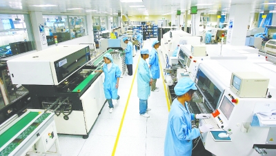 星網(wǎng)銳捷公司高端網(wǎng)絡(luò)設(shè)備生產(chǎn)線 - 精彩圖片 - 東南網(wǎng)